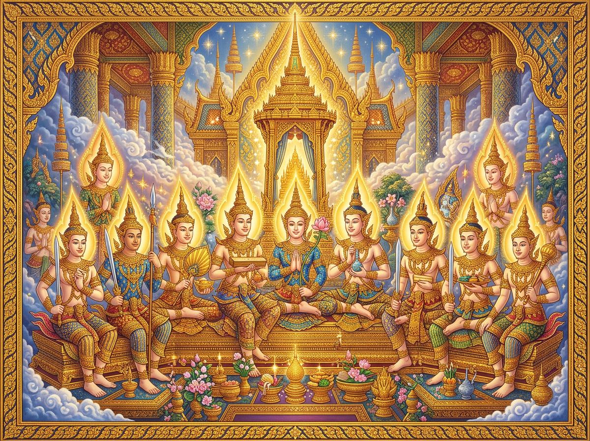 มหาเทพภูมิเทวดา 9 พระองค์