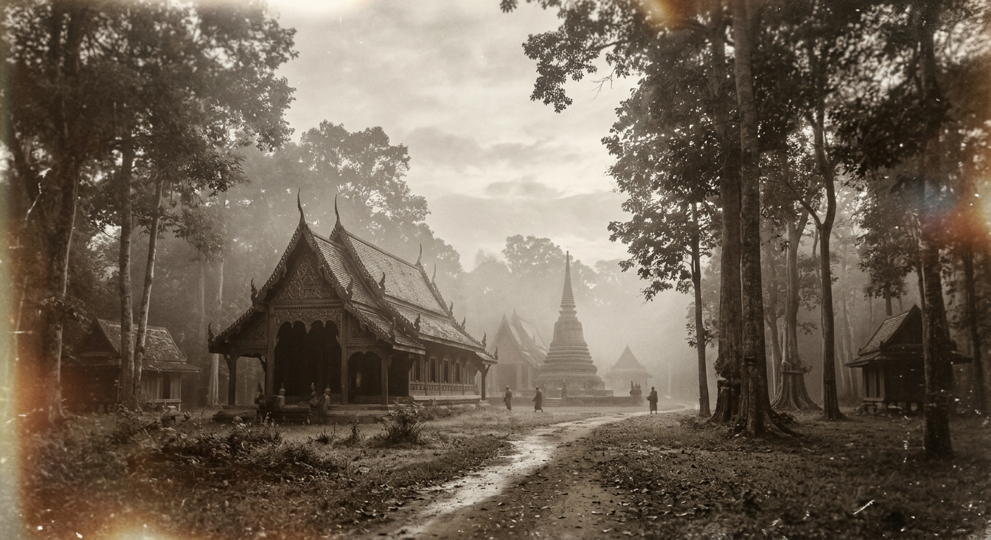 บรรยากาศวัดป่าสายกรรมฐาน